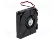 RADIAALITUULETIN DC - 12VDC - 59,5X59,5X12,5MM - 7,9M3/H - 34DBA - DC 12V tuulettimet - HYB60A12-001 - 1