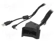 USB/AUX-ADAPTERI - VW - JACK 3,5MM 4PIN PISTORASIA,USB A RASIA - Autopistokelaturit ja virtalähteet - 44-1324-001 - 1