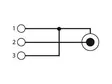 XLR 3-NAP UROS - RCA-JAKKI ADAPTERI METALLI - Plugit ja jakit - CAA11 - 2