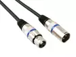 XLR CABLE PRO, XLR MALE TO XLR FEMALE BLACK (3m) - Kaiutinkaapelit - PAC121 - 1