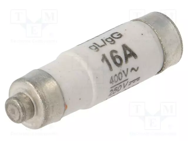 KERAAMINEN,TEOLLISUUSSULAKE - 16A - 400VAC - Sulakkeet D - 16NZ01 - 1