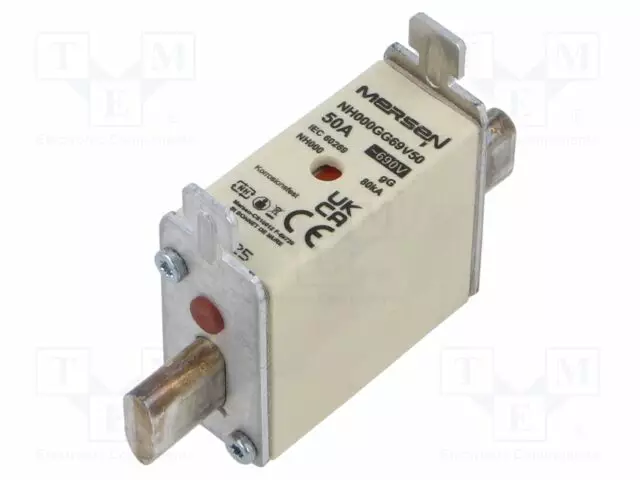 50A - 690VAC - 250VDC - GG - NH000 - Sulakkeet NH - R228451 - 1