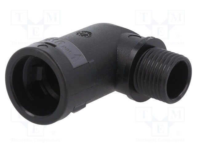 90° KULMALIITIN - KIERRE: PG,ULKO-POLYAMIDI 6 - PMAFIX VWD - Punosten lisätarvikkeet - I-BVWD-P092GT-11 - 1