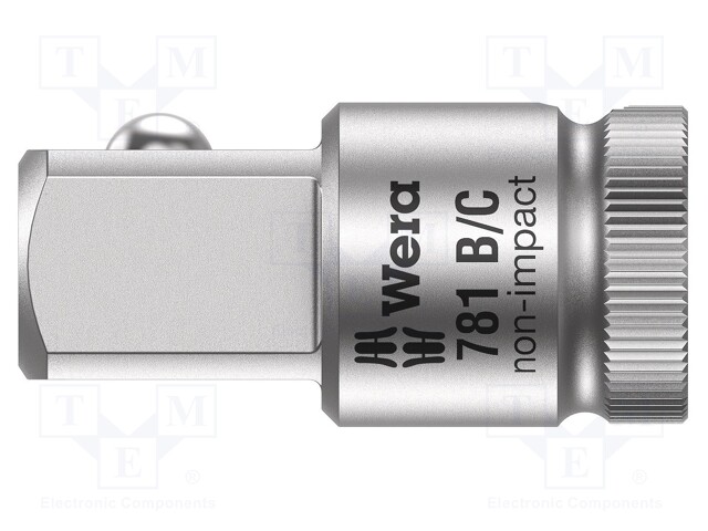 ADAPTERI - 1/2" NELIÖNMUOTOINEN,3/8" - Hylsyavaimet - WERA.05042673001 - 1