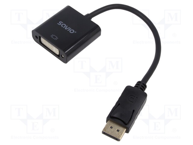 ADAPTERI - DISPLAYPORT-PISTOKE,DVI-I (24+5) PISTORASIA - 0,2M - HDMI, DVI, DisplayPort johdot - SAVKABELCL-91 - 1
