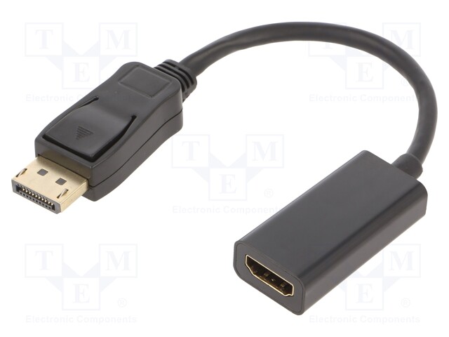 ADAPTERI - DISPLAYPORT-PISTOKE,HDMI-PISTORASIA - DISPLAYPORT 1.2 - HDMI, DVI, DisplayPort johdot - HDMI-DP-ADAP-01 - 1