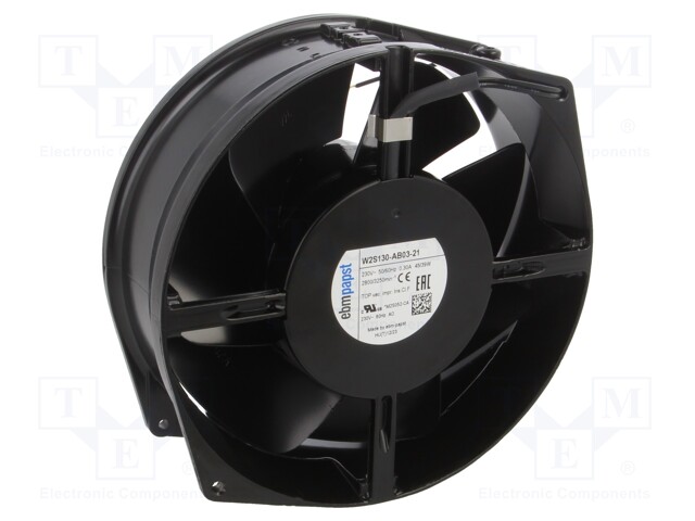 AKSIAALIPUHALLIN 230VAC - Ø150X55MM - 390M3/H - KUULA - IP20 - AC 230V tuulettimet - W2S130-AB03-21 - 1