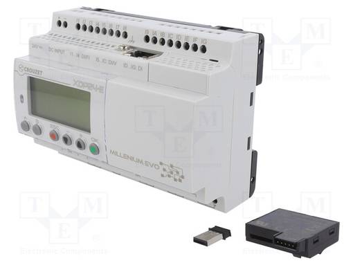 KEHITYSPAKETTI - IN: 16 - OUT: 10 - MILLENIUM EVO - OUT 1: RELE - 24VDC - Ohjelmoitavat releet - CROUZET-88975911 - 1