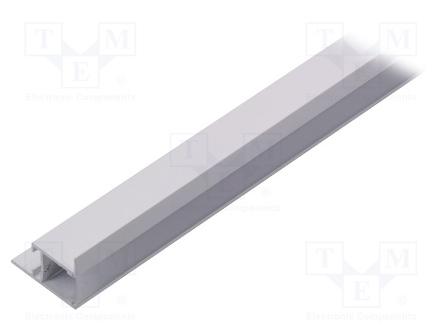 ALUMIINIPROFIILI LED-NAUHOILLE - MAITOLASI - VALKOINEN - L: 1M - FRAME14 - Profiilit LED nauhoille - TOP-58810001 - 1