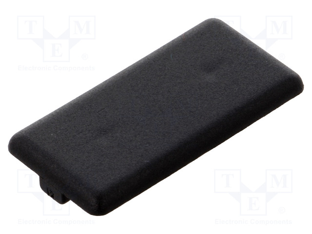 ALUMIINIPROFIILIN PÄÄTY - URAN LEVEYS 5MM - W: 20MM - L: 40MM - MUSTA - Alumiiniprofiilien lisätarvikkeet - FA-091181 - 1