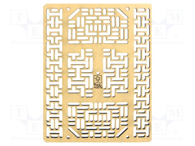 ALUSTA - MUSTA - 172X127X3MM - AKRYYLI - Robottialustat ja kotelot - POLOLU-1541 - 1