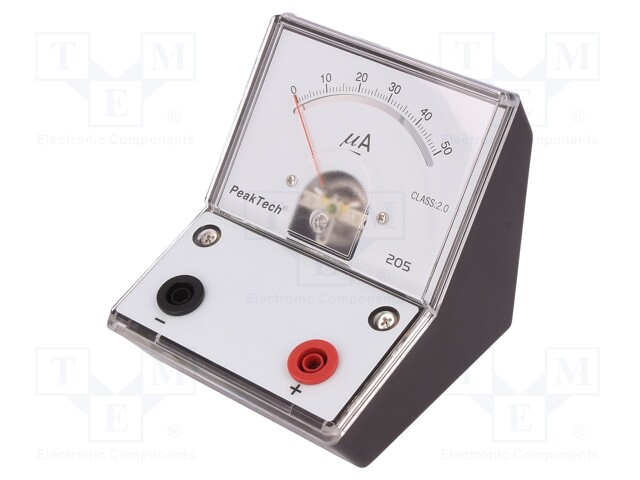 AMPEERIMITTARI - 0,1÷50UA - 90X106X103MM - 2% - MITTARI: ANALOGINEN - Analogiset yleismittarit - PKT-P205-01 - 1