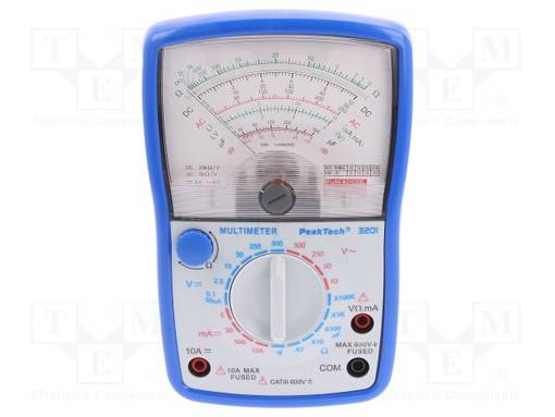 ANALOGISET YLEISMITTARIT - ANALOGINEN - VDC MITTAUKSEN TARKK: ±3% - Analogiset yleismittarit - PKT-P3201 - 1