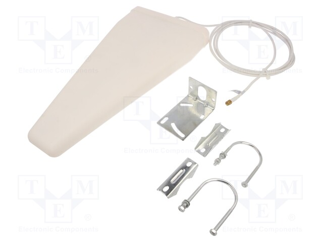 ANTENNI - VALKOINEN - SMA - 50W - 600÷2700MHZ - 50OHM - 3M - 18DBI - -20÷85°C - Tietokonetarvikkeet - muut - QOLTEC-57021 - 1