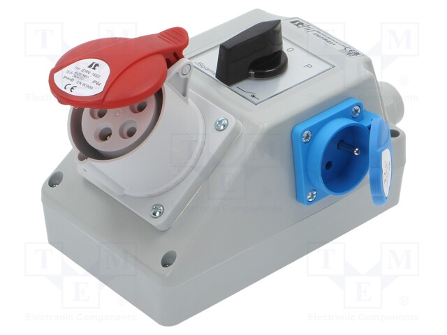 ASENNUSSETTI - IP44 - RAPPAUKSEN PÄÄLLE - Sulakeasennustarvikkeet - ZI03-R221 - 1