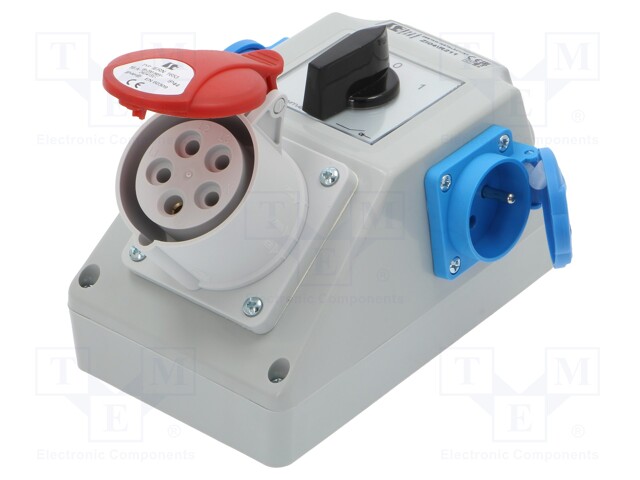 ASENNUSSETTI - IP44 - RAPPAUKSEN PÄÄLLE - Sulakeasennustarvikkeet - ZI04-R211 - 1