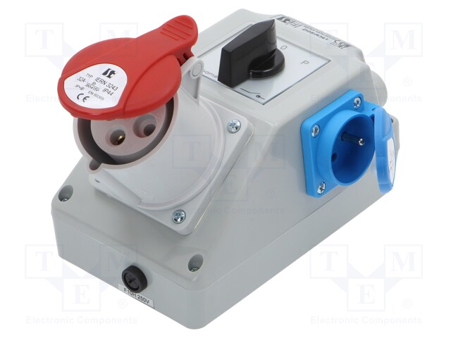 ASENNUSSETTI - IP44 - RAPPAUKSEN PÄÄLLE - Sulakeasennustarvikkeet - ZI05-R361 - 1