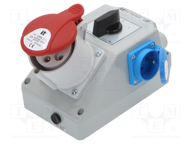 ASENNUSSETTI - IP44 - RAPPAUKSEN PÄÄLLE - Sulakeasennustarvikkeet - ZI05-R441 - 1