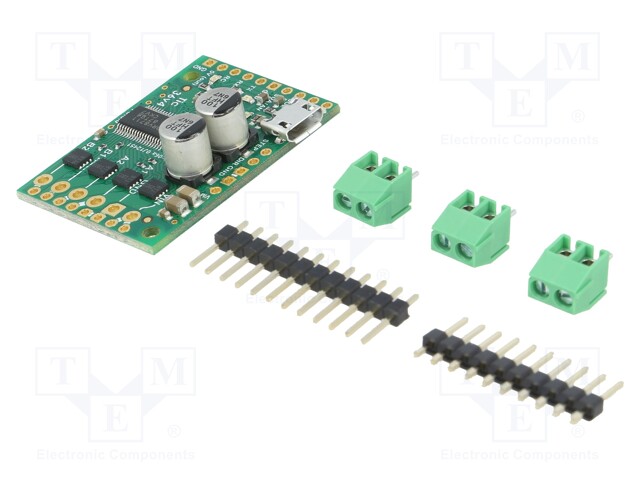 ASKELMOOTTORIN OHJAIN - DRV8711 - ANALOGINEN,I2C,PWM,RC,TTL,USB - Moottoreiden moduuliajurit - POLOLU-3141 - 1