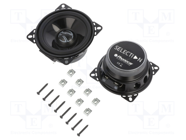 AUTOKAIUTTIMET - BASSOKAIUTIN - 100MM - 50W - 80÷7700HZ - 4OHM - Autokaiutin setit - PHONOCAR-02081 - 1