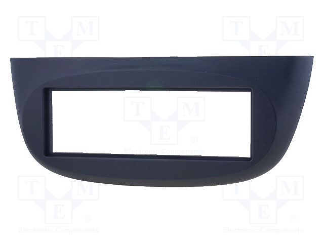 AUTORADION KEHYS - RENAULT - 1 DIN - MUSTA - Kehykset autoradioille - RAM-40.217.1 - 1