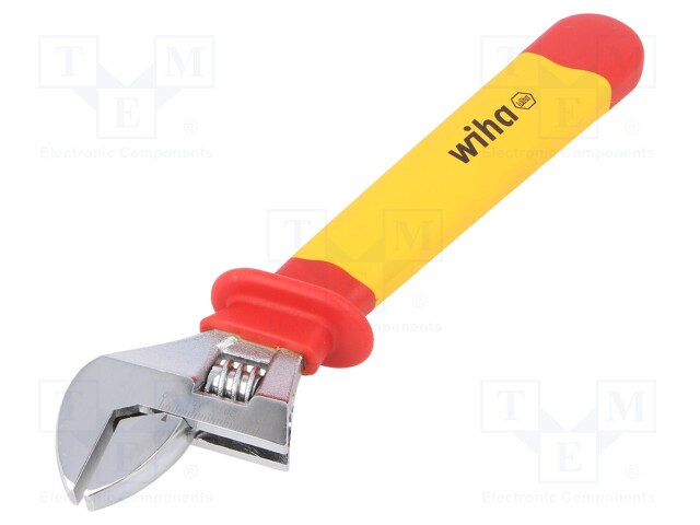 WRENCH: ADJUSTABLE - INSULATED - JAW CAPACITY: 30MM - 1KVAC - Jakoavaimet - WIHA.43061 - 1