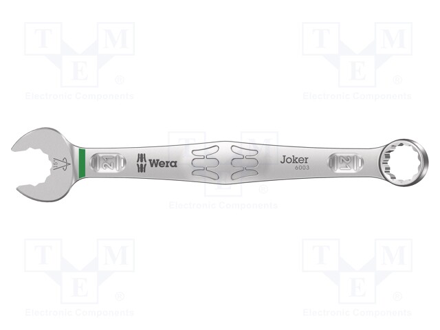 AVAIN - LITTEÄ-HYLSYAVAIN - 21MM - TERÄS - JOKER 6003 - L: 260MM - Vääntötyökalut ja kiintolenkit - WERA.05020501001 - 1