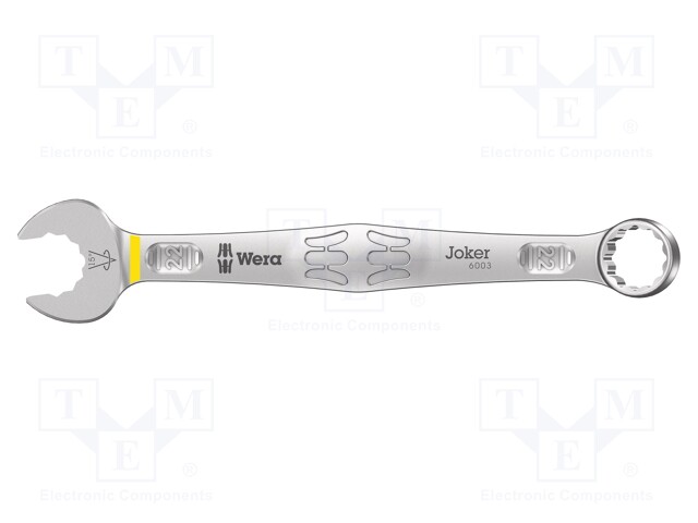 AVAIN - LITTEÄ-HYLSYAVAIN - 22MM - TERÄS - JOKER 6003 - L: 260MM - Vääntötyökalut ja kiintolenkit - WERA.05020502001 - 1