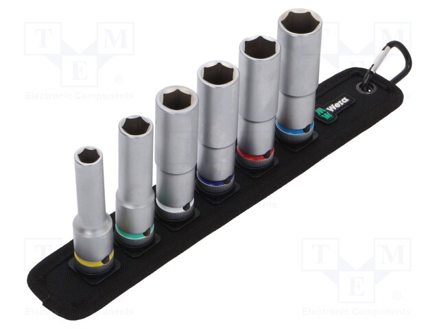 AVAINSARJA - 6-KULMA,HYLSY-1/2" - 83MM - 8790 HMC DEEP - 6KPL - Hylsyavainsarjat - WERA.05004565001 - 1