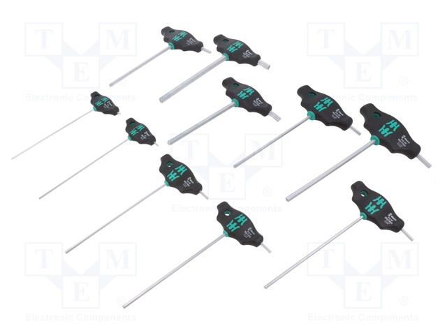 WRENCH: HEX KEY-SET - HEX PLUS - KIND OF HANDLE: T - Kuusiokolo- ja TORX avaimet - WERA.05023451001 - 1