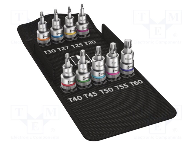 AVAINSARJA - HYLSY-TORX® - KROMI-VANADIINITERÄS - 1/2" - ZYKLOP - Hylsyavainsarjat - WERA.05004202001 - 1