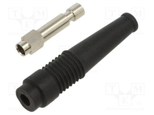 BANAANILIITIN 4MM - PISTORASIA - 32A - 30VAC - 60VDC - 50MM - MUSTA - Banaanijatkoliittimet - K-41-21 - 1