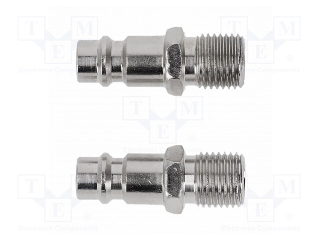 COUPLING-ADAPTER TERMINAL - EXT.THREAD: G 1/4" - 2PCS. - Pneumatiikkatyökalut ja tarvikkeet - HT4R811 - 1