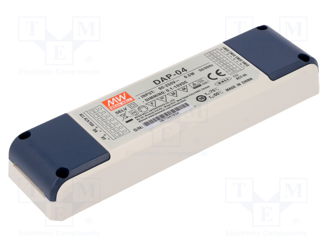 DALI-PWM-MUUNNIN - KOMMUNIKOINTI: PWM - 127÷431VAC - 90÷305VDC - CH: 4 - LED teholähteet - DAP-04-S01 - 1