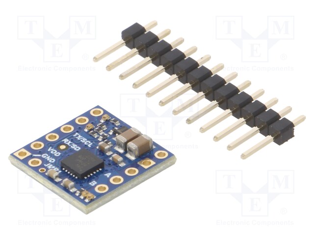 DC-MOOTTORIN OHJAIN - MOTORON - I2C - IJATK.LÄHTÖV.KANAV: 2,2A - CH: 1 - Moottoreiden moduuliajurit - POLOLU-5061 - 1
