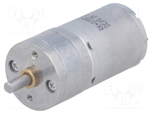 DC MOOTTORI VAIHTEELLA - HP - 6VDC - 6A - AKSELI: D UURRE - MAX.275MNM - DC moottorit - POLOLU-1571 - 1