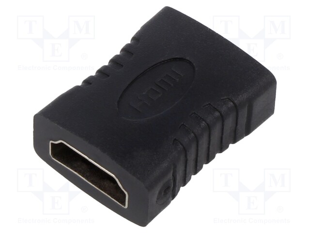 HDMI ADAPTERI -PISTORASIA,MOLEMMIN PUOLIN - HDMI 1.4 - MUSTA - HDMI, DVI, DisplayPort johdot - SAVKABELCL-111 - 1