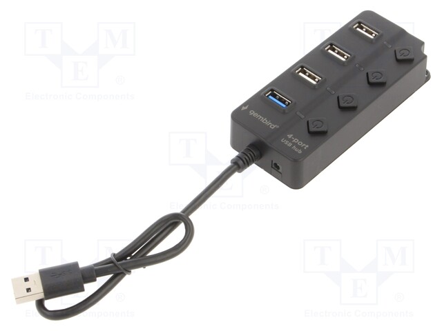 USB HUB - USB A-PISTORASIA X4,USB A-PISTOKE - USB 2.0,USB 3.1 - Tietokonetarvikkeet - muut - UHB-U3P1U2P3P-01 - 1