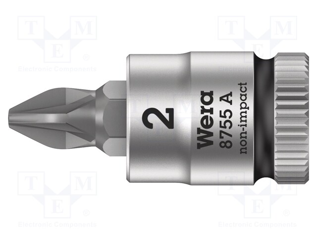 HYLSY - HYLSY-POZIDRIV® - PZ2 - 1/4" - 28MM - Hylsyavaimet - WERA.05003354001 - 1
