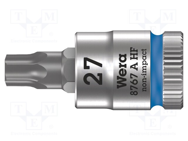 HYLSY - HYLSY-TORX® - TX27 - 1/4" - 28MM - KROMI-VANADIINITERÄS - Hylsyavaimet - WERA.05003367001 - 1