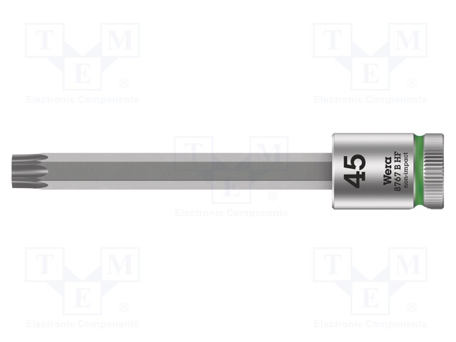 HYLSY - HYLSY-TORX® - TX45 - 3/8" - 100MM - KROMI-VANADIINITERÄS - Hylsyavaimet - WERA.05003071001 - 1