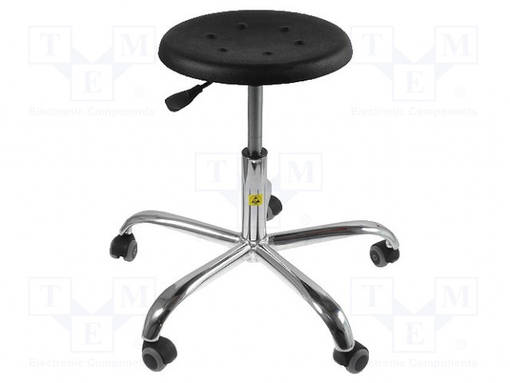 JAKKARA - ESD - NOJAN MIT: Ø345MM - 430÷555MM - MAX120KG - ESD tuolit ja jakkarat - ESD-STOOL01 - 1