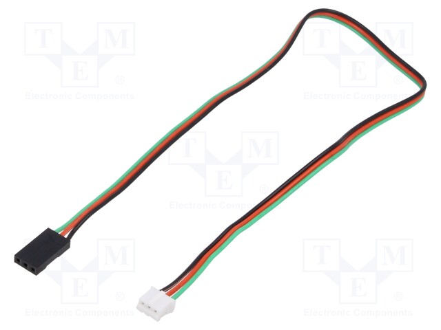 JOHTO - MUSTA,PUNAINEN,VIHREÄ - GRAVITY - 300MM - JST,SERVO - 10KPL - Robottialustojen lisätarvikkeet - DF-FIT0011 - 1