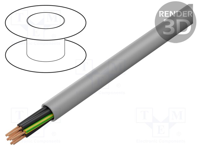 JOHTO - H05VV5-F,ÖLFLEX® 150 - 7G1MM2 - SUOJAAMATON - 300V,500V - CU - Suojaamattomat moninapakaapelit - OL150-7G1 - 1