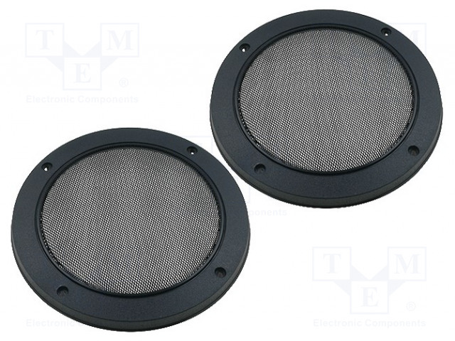 KAIUTINRITILÄ - 165MM - METALLI - 2KPL - Autokaiutinritilät ja soitinkotelot - GR00011 - 1