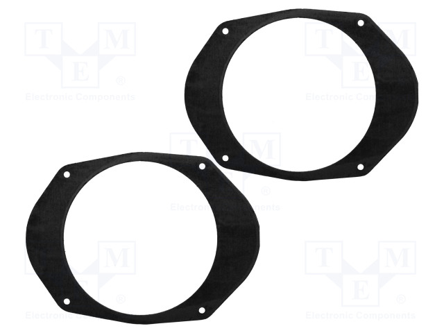 KAIUTTIMEN KOROKERENGAS - MDF - 165MM - FORD - KYLLÄSTETTY - 2KPL - Kaiuttimen MDF soviterenkaat - D.MDF.FORD01 - 1