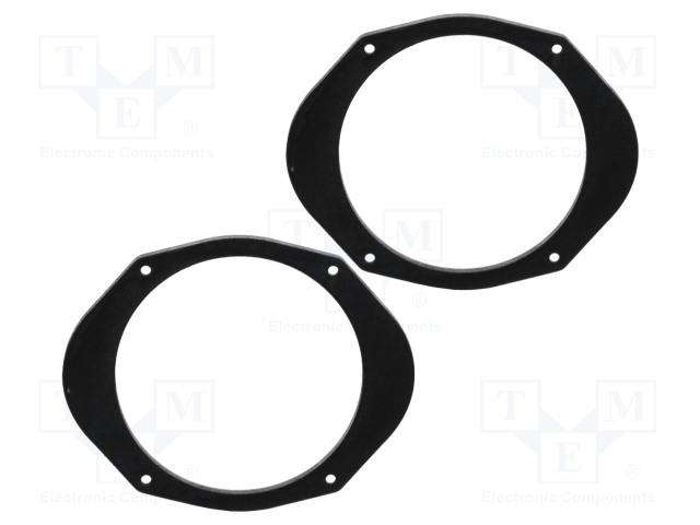 KAIUTTIMEN KOROKERENGAS - MDF - 165MM - MAZDA - KYLLÄSTETTY - 2KPL - Kaiuttimen MDF soviterenkaat  - D.MDF.MAZDA01 - 1