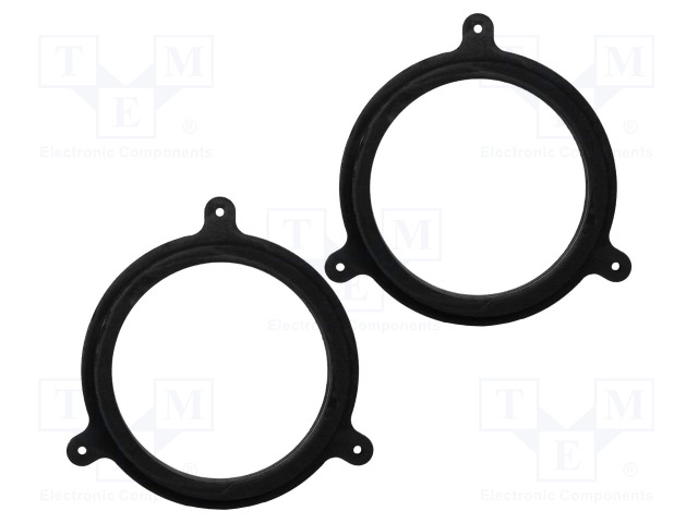 KAIUTTIMEN KOROKERENGAS - MDF - 165MM - RENAULT - KYLLÄSTETTY - 2KPL - Kaiuttimen MDF soviterenkaat  - D.MDF.RENAULT01 - 1