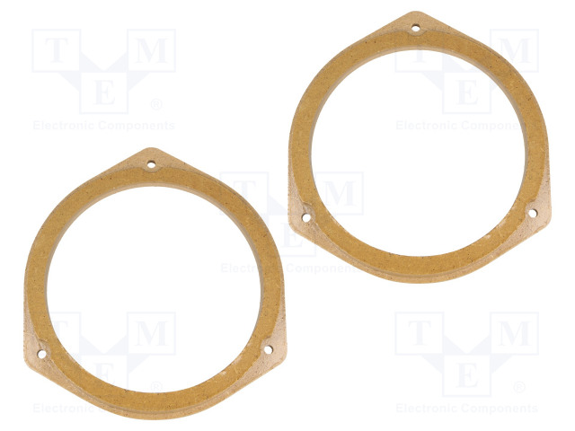 KAIUTTIMEN KOROKERENGAS - MDF - 165MM - SUBARU - KYLLÄSTETTY,MAALATTU - 2KPL - Kaiuttimen MDF soviterenkaat - MDF-D.61 - 1