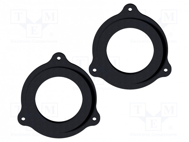 KAIUTTIMEN KOROKERENGAS - MDF - 87MM - AUDI - KYLLÄSTETTY - 2KPL - Kaiuttimen MDF soviterenkaat  - D.MDF.AUDI011 - 1